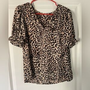 Leopard Print Women's Top DR2